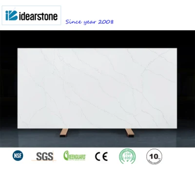 Neues Design für Küchenarbeitsplatten in Marmoroptik mit künstlichem Carrara-Quarzstein