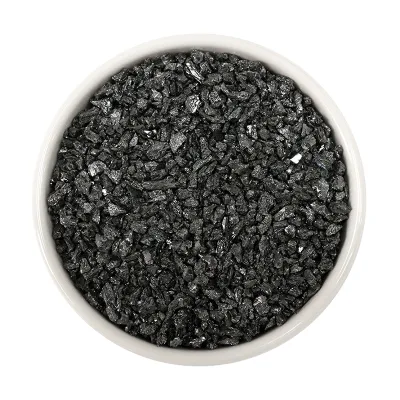 Schwarzer Korund wird als metallurgischer Rohstoff verwendet